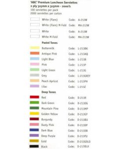 Napkin - Lunch 2 Ply Dark Purple (2000)