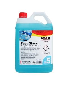 Agar FAS5 Fast Glass Spray and Wipe Window Cleaner 5L