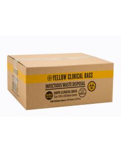 Clinical Waste Yellow 500mm x 600mm (500)