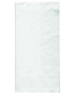 Deeko 110400 Dinner Napkin 3 Ply GT Fold White (1000)
