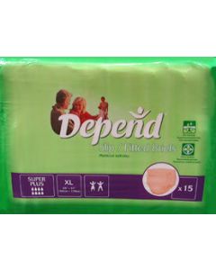 Incontinence Pants - Briefs Super Plus Extra Large (60)