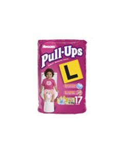 Nappy - Huggies Pull Up Size 2 Girl - 17 per pack. 6 packs per carton