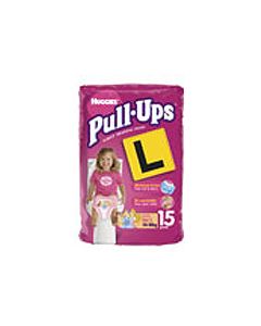 Nappy - Huggies Pull Up Size 3 Girl - 15 per pack. 6 packs per carton