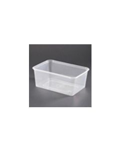 Castaway CM1000 MicroReady Takeaway Container - Plastic Rectangle 1000ml (500)