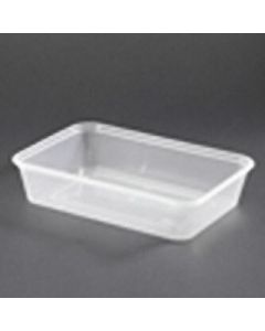 Castaway CM500 MicroReady Takeaway Container - Plastic Rectangle 500ml (500)