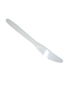 CostWise HL-CUT-K Plastic Cutlery White - Knife (100)