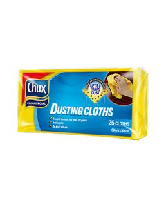 Chux® 9752 Dusting Cloth - Yellow 60cm x 30cm (125) 