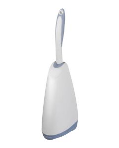 Toilet Brush/Tidy Set - Hi-Genie Plastic White