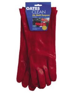 Oates 165809 Gloves PVC Dipped Multipurpose Liquid Resistant Medium/Large