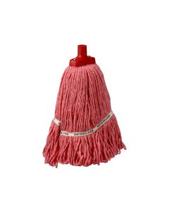 Mop Head - Hospital Launder Butterfly Cut Red 350g