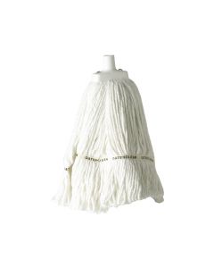 Mop Head - Hospital Launder Butterfly Cut White 350g