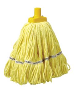 Mop Head - Hospital Launder Round Yellow 350g