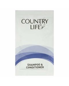 Hair Shampoo/Conditioner - Country Life Sachet 8ml (500)