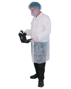 Pro-Val 55003 Lab Coat - Polypropylene No Pockets White (50)