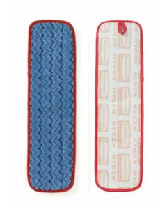 Mop Cover - Microfibre Wet Pad Red 470mm