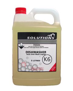 Solutions K6 Dishwasher Auto Dish Wash Liquid 5L