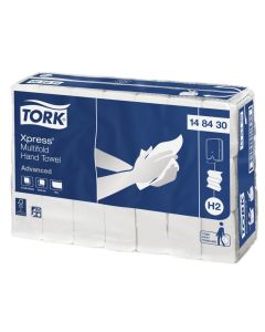 Tork Advanced Interfold Slimline Hand Towel - White 185 (21)  H2