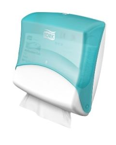 Tork Performance Wiper/Cloth Folded Dispenser - White/Turquoise W4